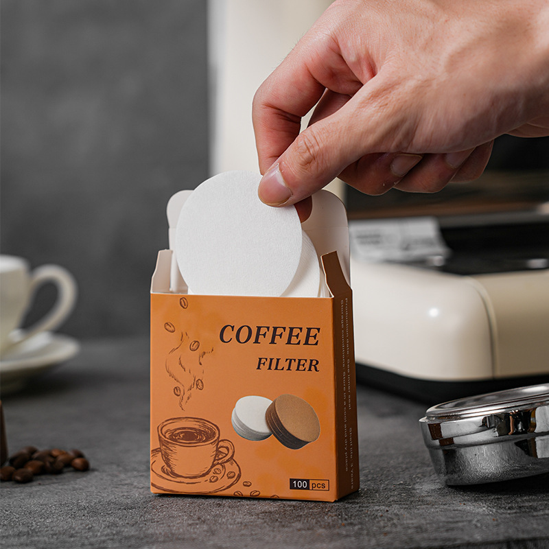 Coffee Equipment Wholesale - 100 Stuks Ronde Koffiefilterpapier Set 51mm/53mm/58mm/60mm