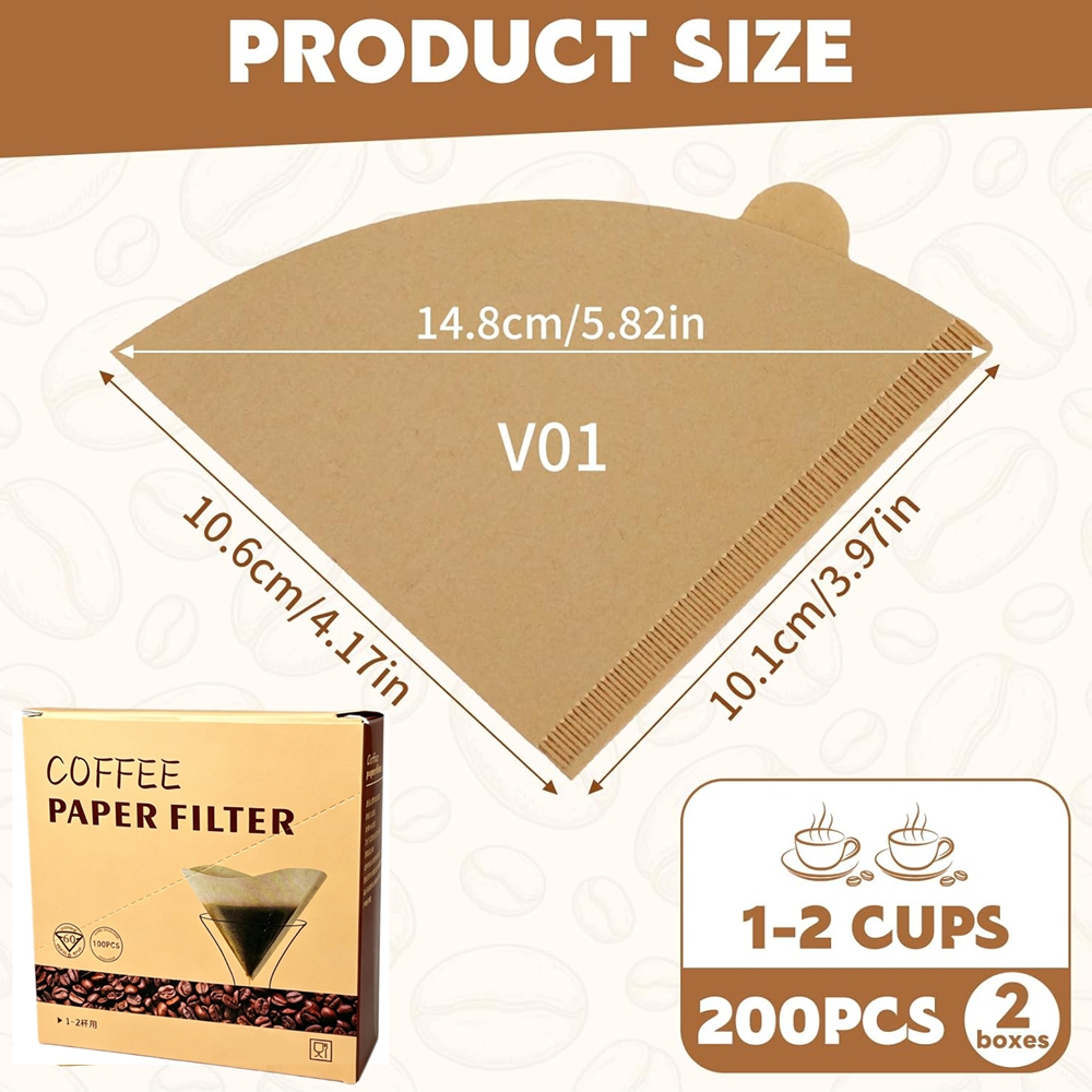 Koffiefilters 200 stuks conisc - Coffee Vending Equipment recensie en prijs