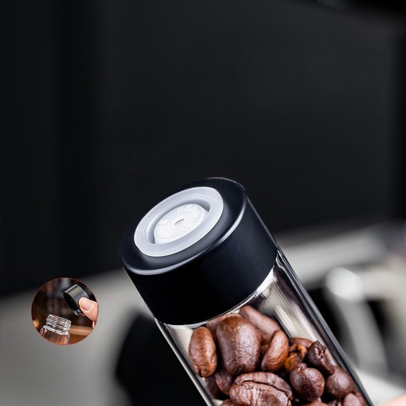 JUSTINLAU Glazen koffiebonenop - Coffee Equipment Rack recensie en prijs