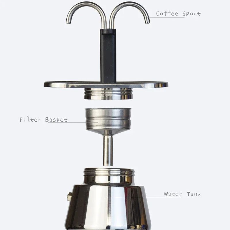 200Ml Mini Moka Pot Dubbele Bu - Coffee Equipment Wholesale recensie en prijs
