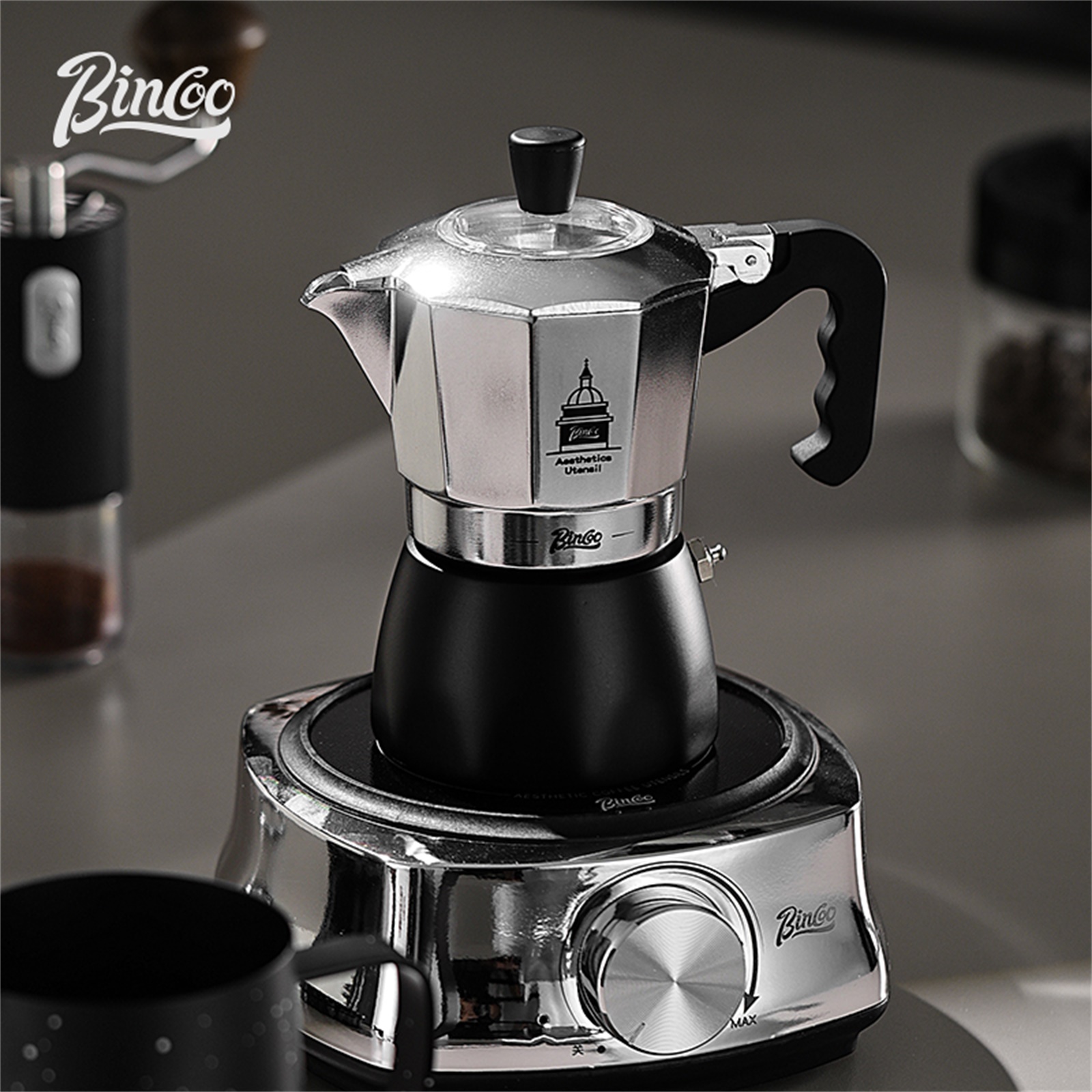 BINCOO Moka Pot met dubbele kl - Coffee Equipment Wholesale recensie en prijs