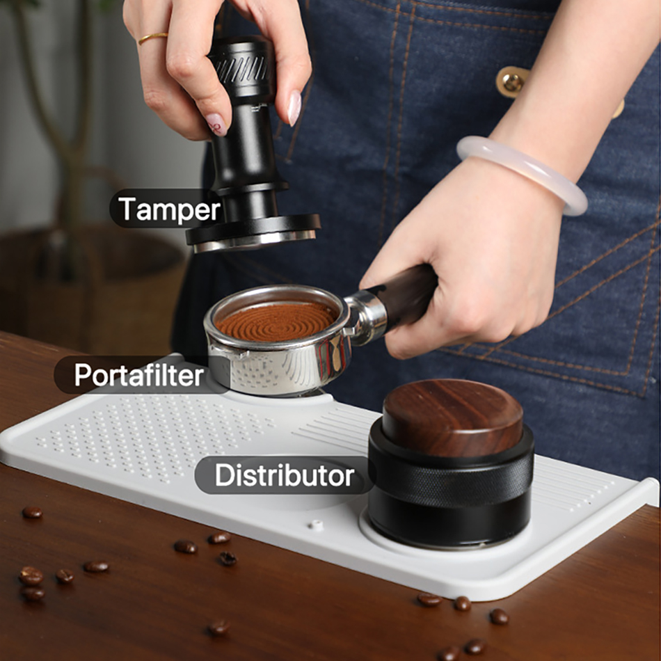 Koffie Tamper Mat Station Stan - Coffee Equipment Rack recensie en prijs