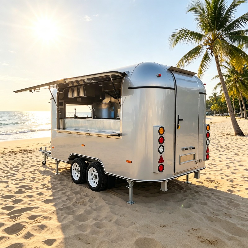 Op maat gemaakte foodtruck met - Coffee Vending Equipment recensie en prijs